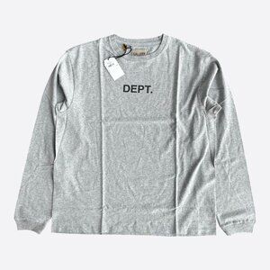 Gallery Dept Grey & Black Dept Logo Longsleeve T-Shirt